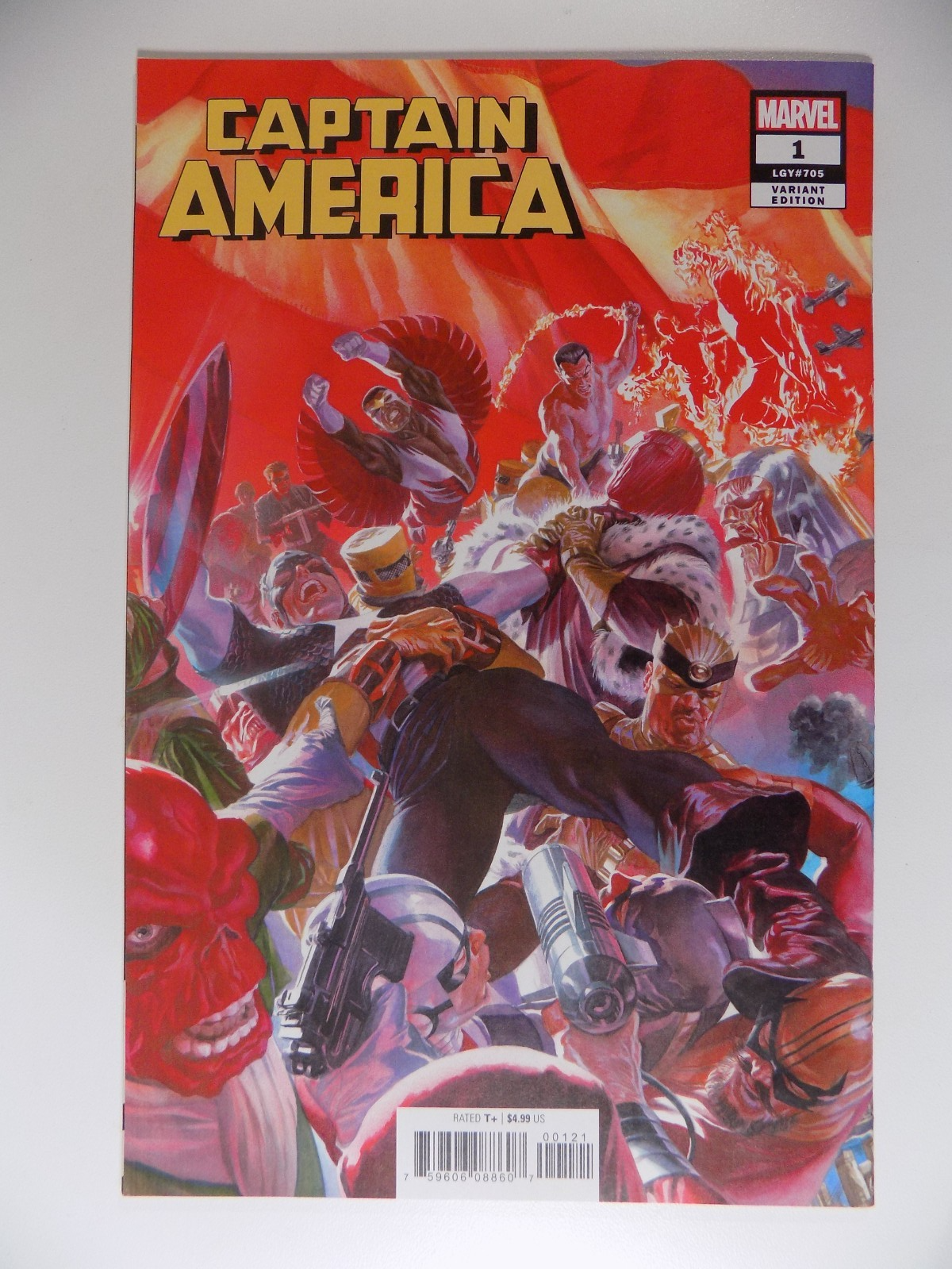 Captain America #1 September 2018 Alex Ross 1:100 Variant VF/NM