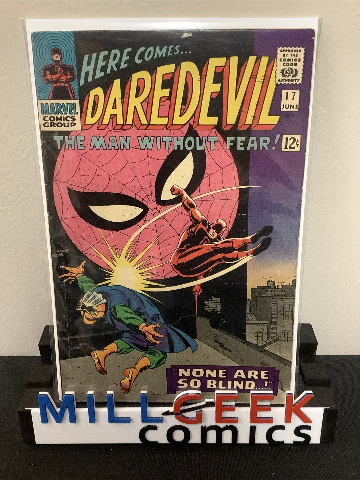 Daredevil #17 (1966) VG/F (5.0) Stan Lee/John Romita Sr., Spider-Man Team Up