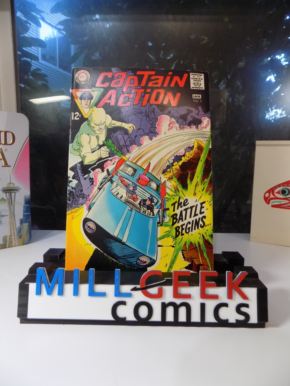 Captain Action #2 DC Comic January 1969 Fine/Very Fine