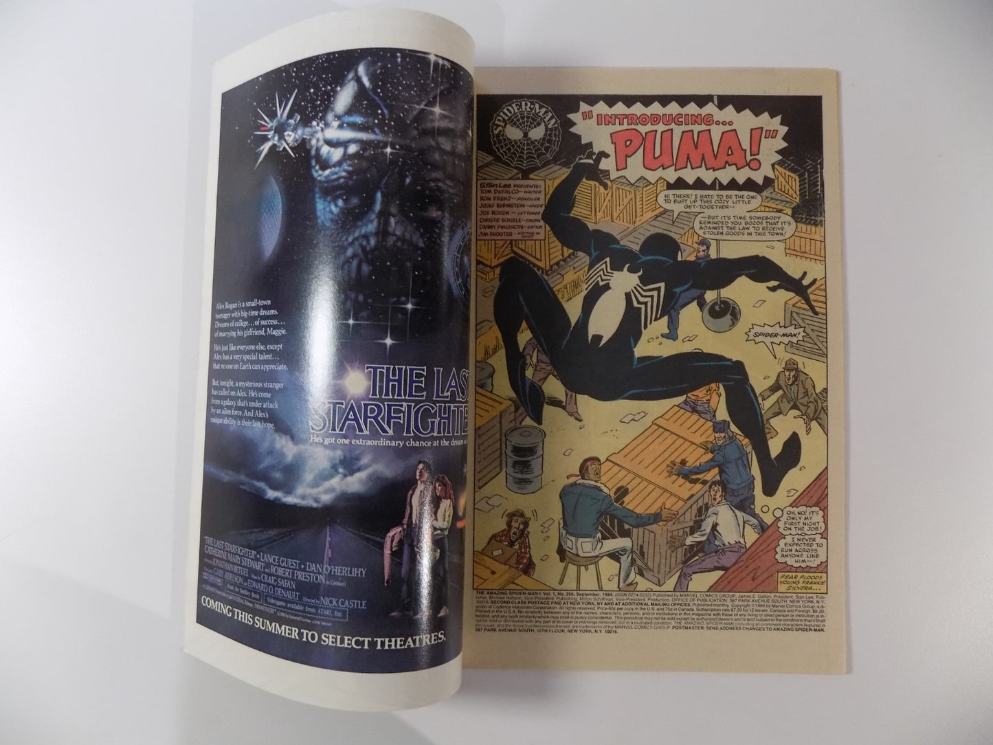 Amazing Spider-Man #256 Marvel Comic Near Mint- September 1984