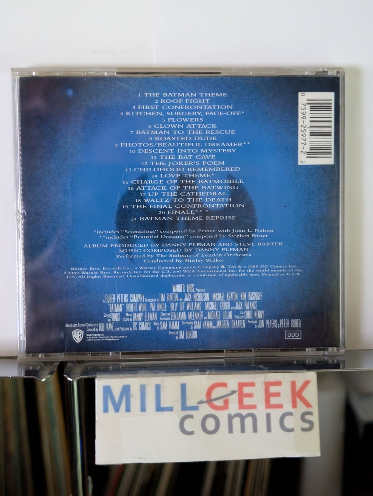 Batman - CD Soundtrack Score, music by Danny Elfman -JD