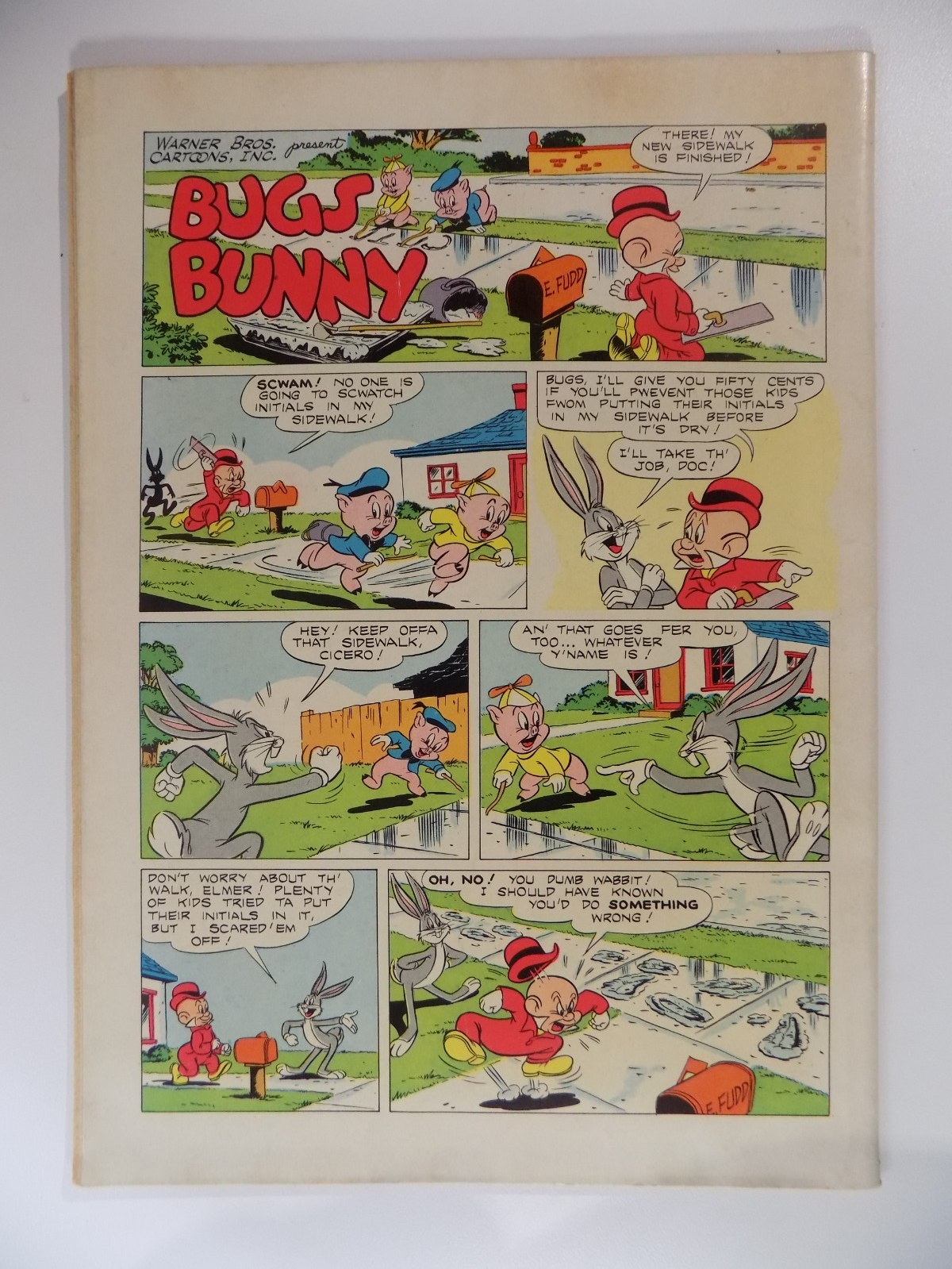 Four-Color #266 Bugs Bunny February Dell Comic 1950 Fine