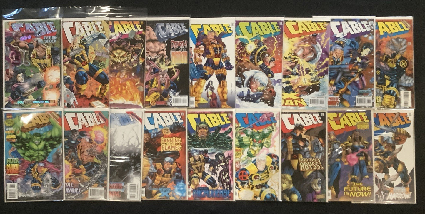 Cable #25-60 Comic Lot, Marvel Comics, Joe Casey, 1st Harbinger Of Apocalypse