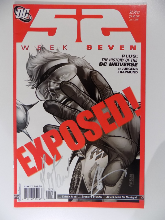 52 Week Seven DC Comic 1st Kate Kane 2006 Signed Waid & Rucka VF/NM