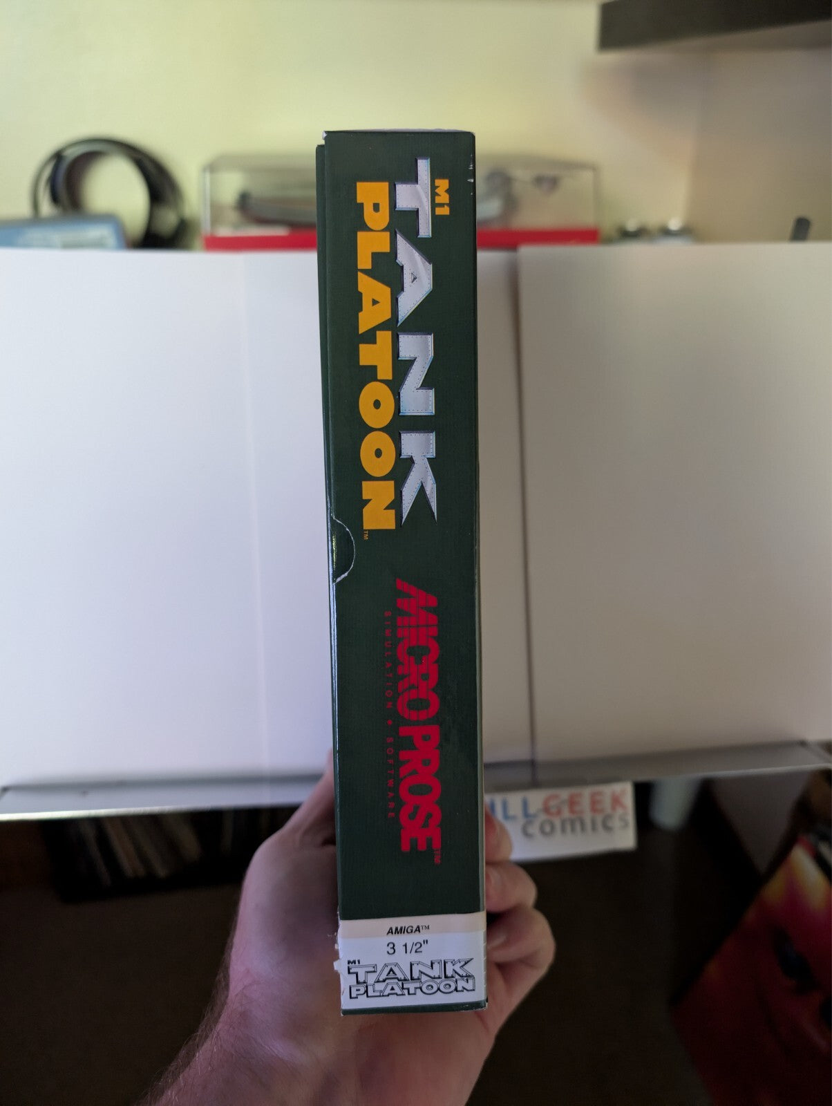 M1 Tank Platoon (Amiga) Big Box with Manuals NO DISKS -JD