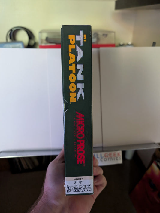 M1 Tank Platoon (Amiga) Big Box with Manuals NO DISKS -JD