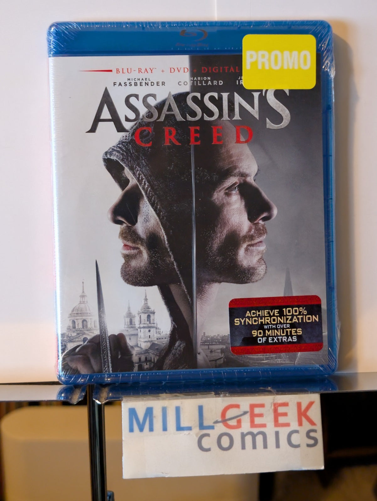 Assassin's Creed - Michael Fassbender (Blu-ray, 2016) -JD