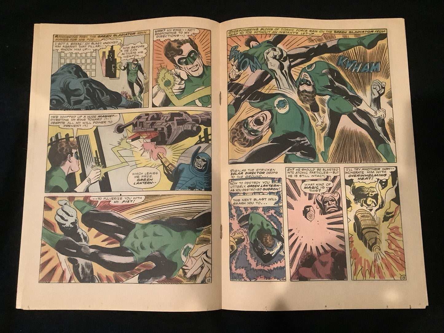 Green Lantern #66 (DC Comics 1969) F/VF (7.0) Cover Detached From Lower Staple