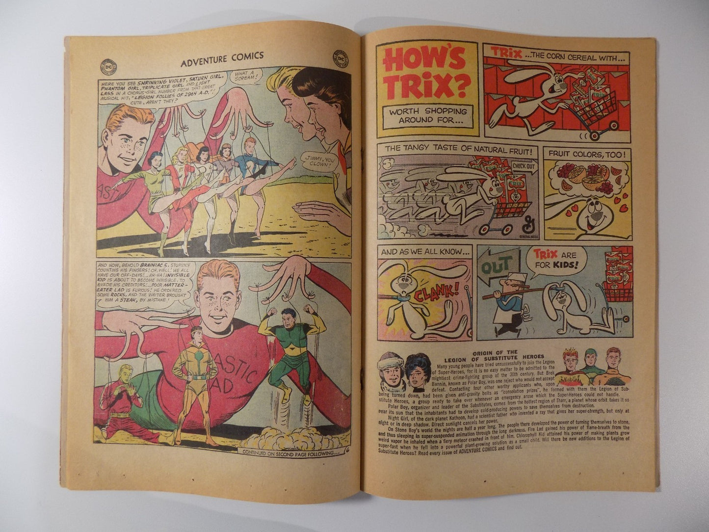 Adventure Comics #323 DC Comic Fine August 1964