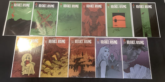 Rachel Rising #1-42 Complete Comic Set, Multiple Signed by Terry Moore, Abstract