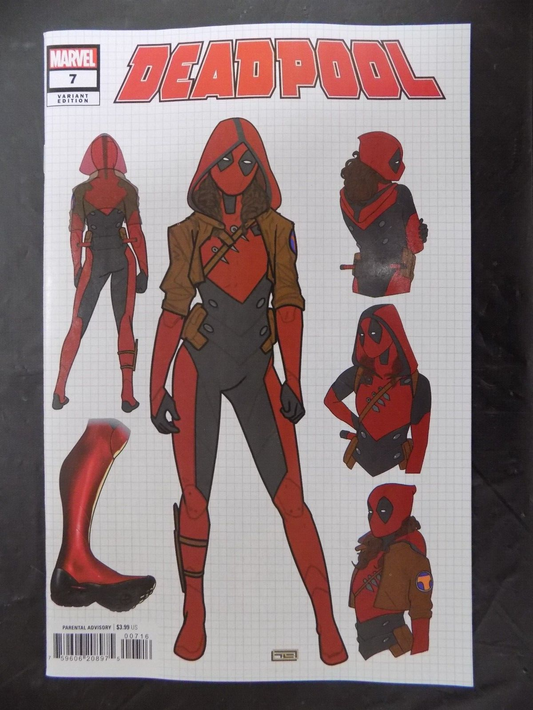 Deadpool #7 Clarke 1:25 Design Variant