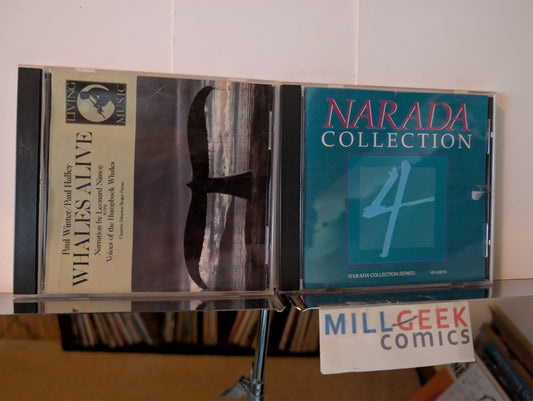 Electronic Jazz Music 2 CD Lot (Whales Alive, Narada Collection 4) -JD