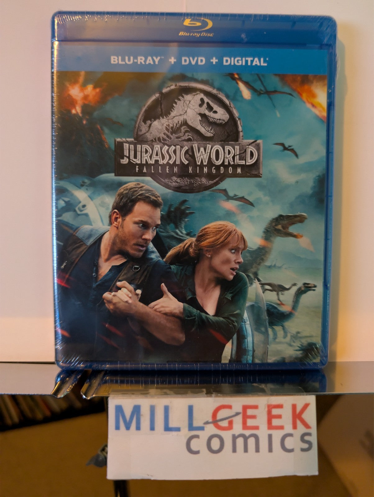 Jurassic World: Fallen Kingdom, Chris Pratt (Blu-ray) -JD