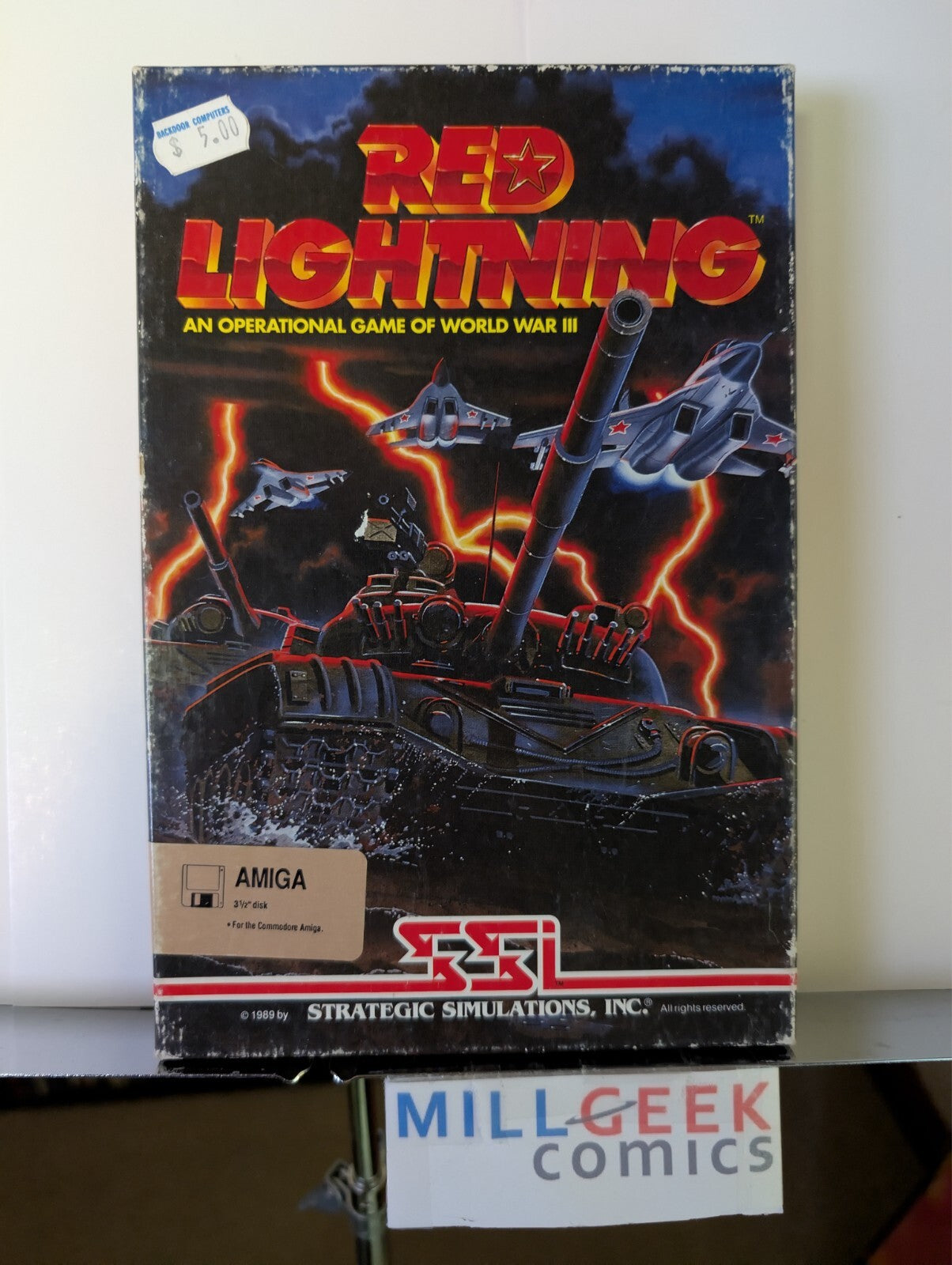 Red Lightning (Amiga 3.5") Big Box All Manuals NO DISKS -JD