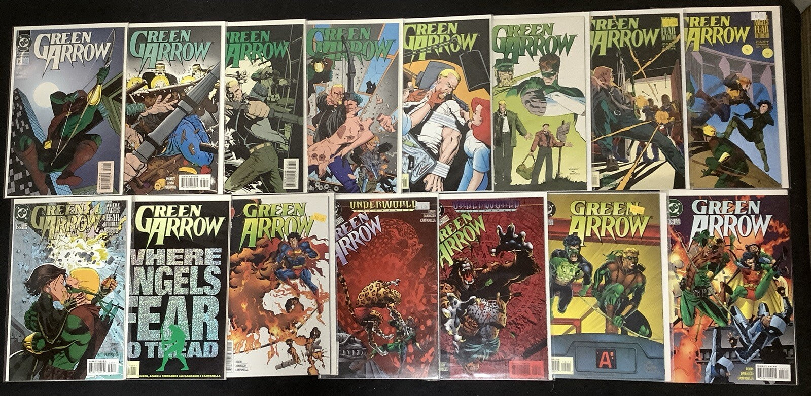 Green Arrow (Vol.2) #1-137 Complete Comic Series, Mike Grell/Ed Hannigan, DS