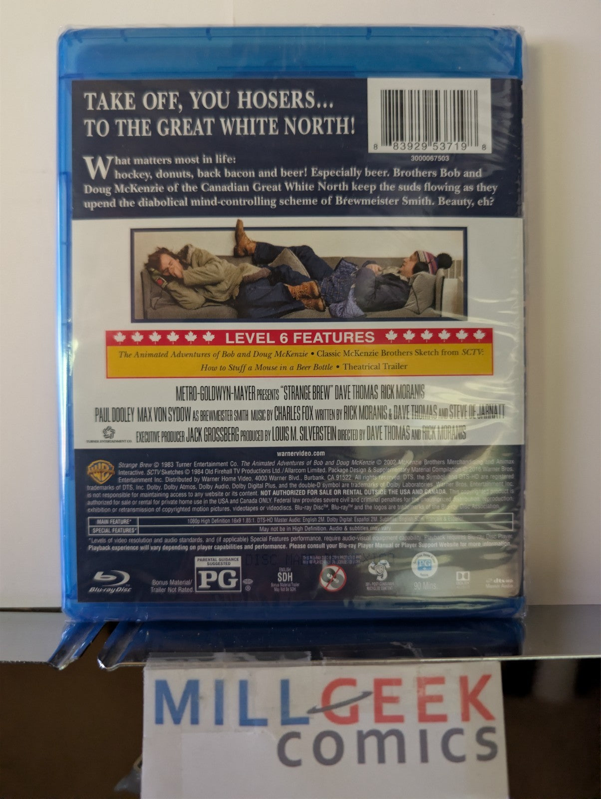 Strange Brew, Dave Thomas & Rick Moranis (Blu-ray) Brand New Sealed -JD