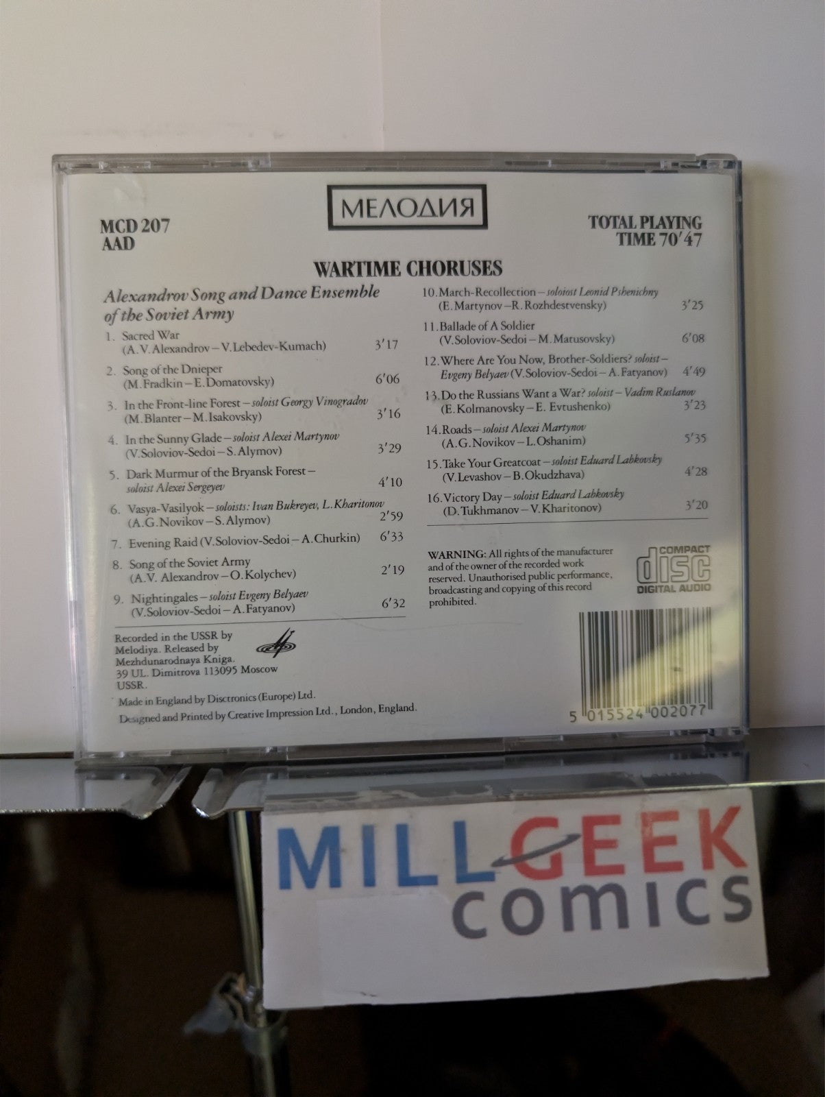 Classical Music 2 CD Lot (Wartime Choruses, If You Love Me Se Tu M'ami) -JD