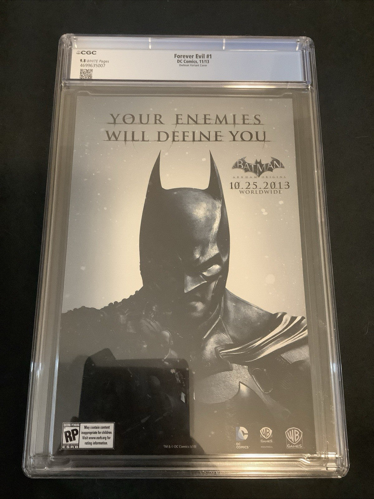 Forever Evil Variant Set, CGC Graded, Ivan Reis Superwoman/Owlman/Ultraman, 2013