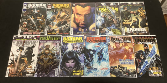Batman And The Outsiders #1-10 + Annual #1 Comic Lot, 1st App Of Kaliber, 2019
