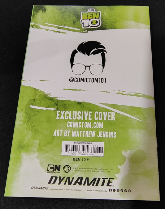 BEN 10 #1 Matthew Jenkins SDCC B&W Absolute Batman Homage Exclusive! 200 made!