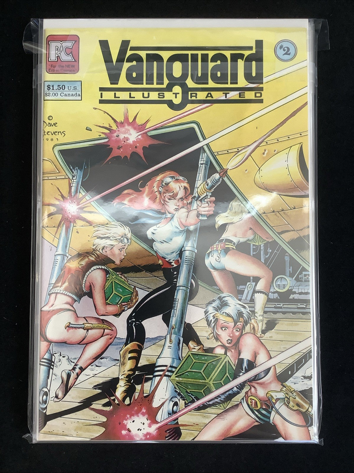 Vanguard Illustrated #1-7 Complete Comic Run, Classic Dave Stevens, Mr. Monster