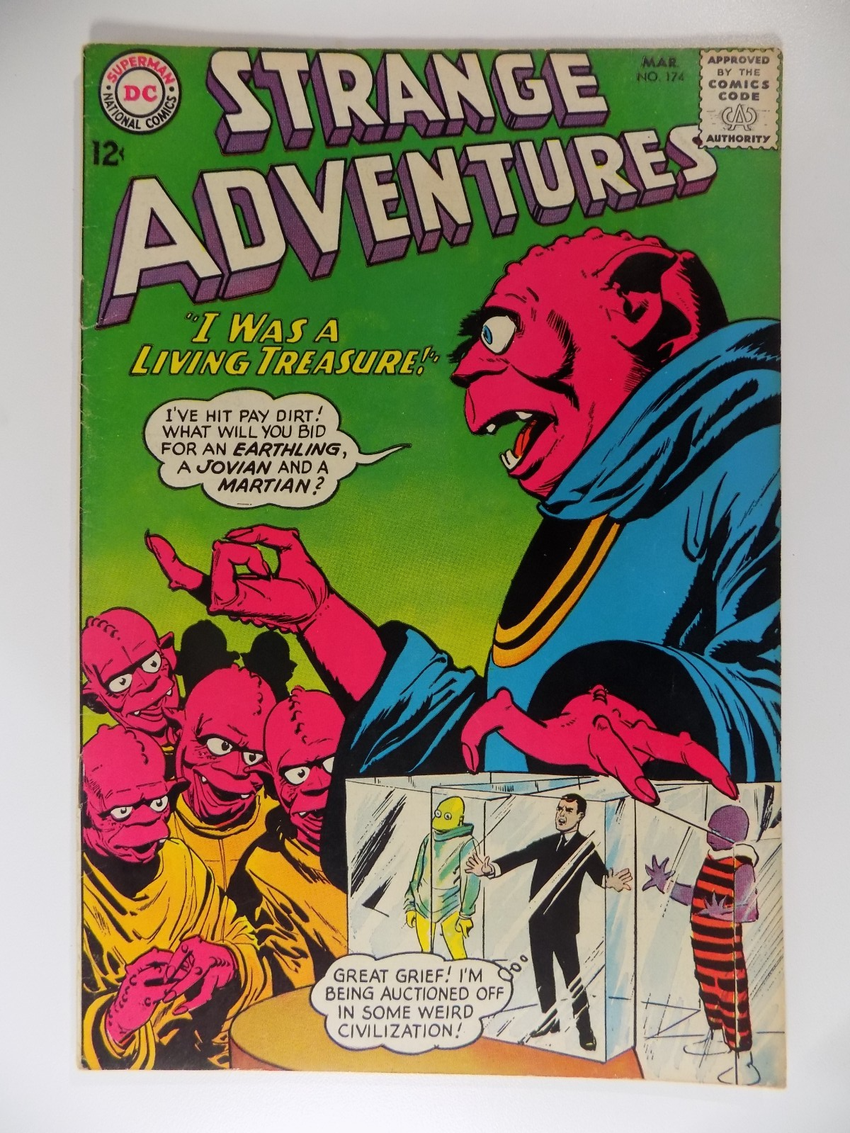 Strange Adventures #174 DC Comic March 1965 Fine/Very Fine