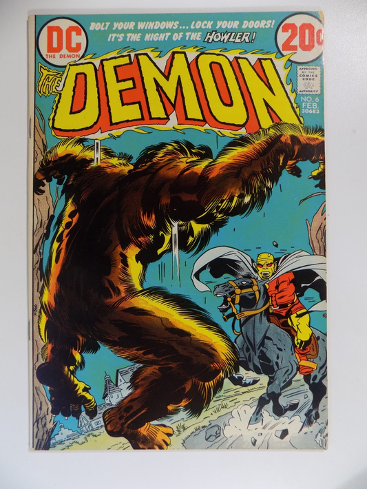 Demon #6 DC Comic February 1973 Very Fine-