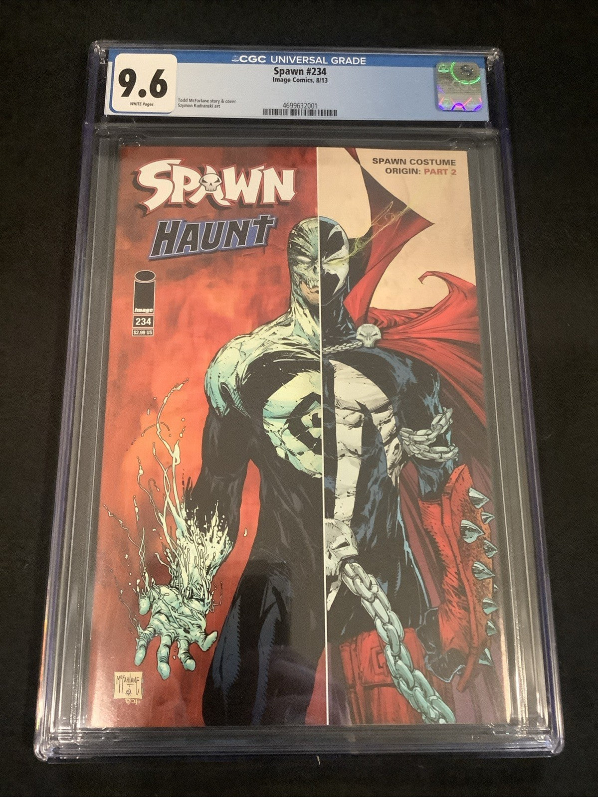 Spawn #234 ( Image Comics) CGC Graded 9.6 (NM+) White Pages, Low Print Run, 2013