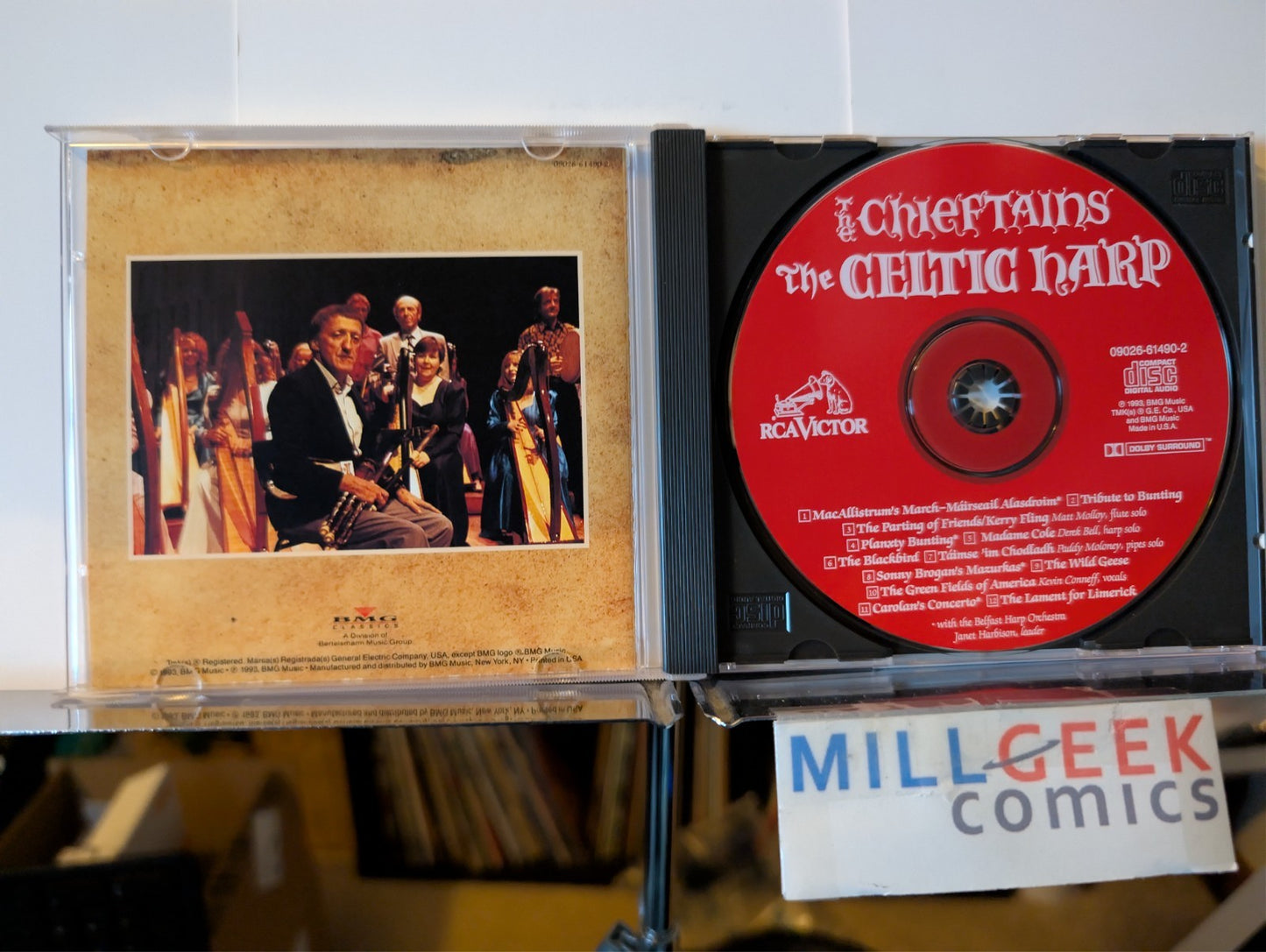 Irish Celtic Music, 2 CD Albums (Farewell to Eirinn, The Chieftains Celtic) -JD