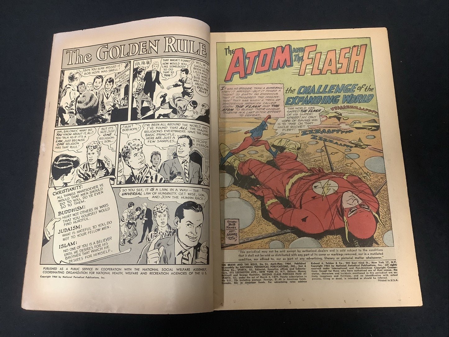 Brave and the Bold #53 (DC Comics April-May 1964) VG/F (5.0) Alex Toth Art