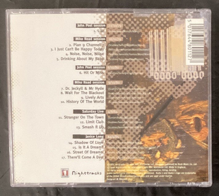 THE DAMNED - The Radio One Sessions (CD, Import, Like New) -JD