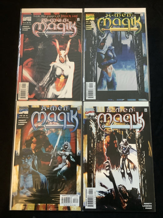 X-Men Magik #1-4 Complete Comic Set, Marvel Comics, Dan Abnett, 2000