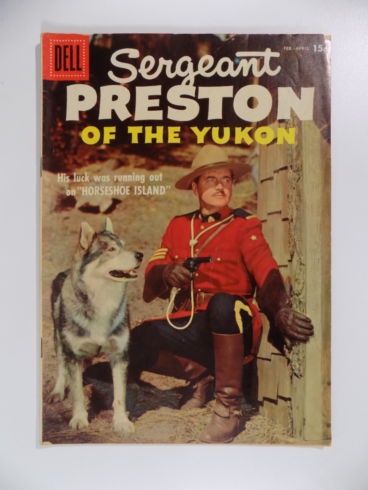 Sergeant Preston o/t Yukon #22 Dell Comic Feb.-April 1957 Fine+