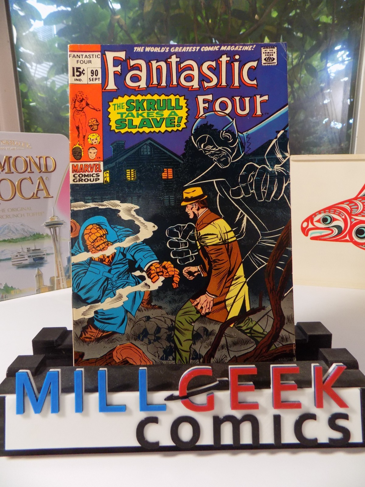 Fantastic Four #90 Marvel Comic September 1969 Very Fine-