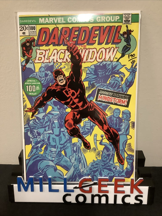 Daredevil #100 (Marvel Comics June 1973) VF (8.0) Cameo Angar The Screamer