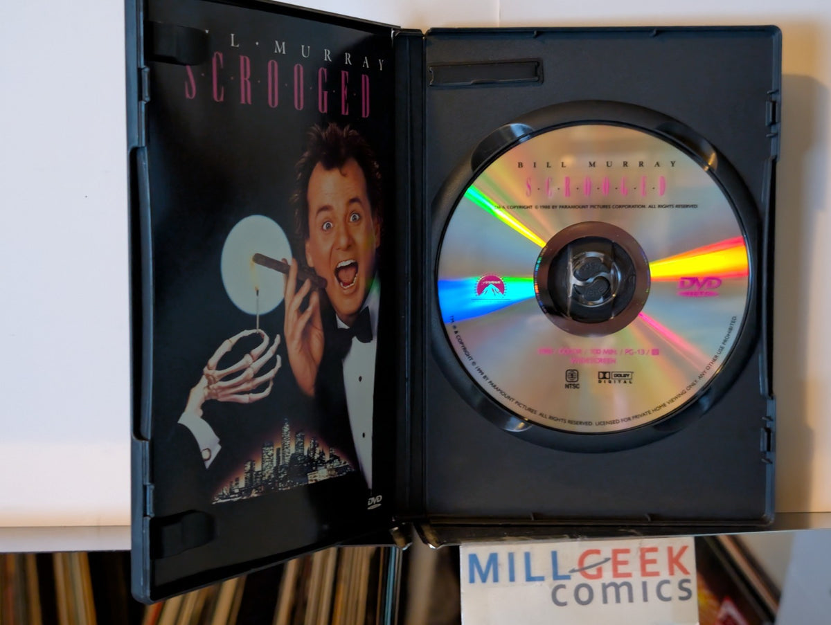 Scrooged / Night Shift, Bill Murray & Michael Keaton, 2 Comedy Movies (DVD) -JD
