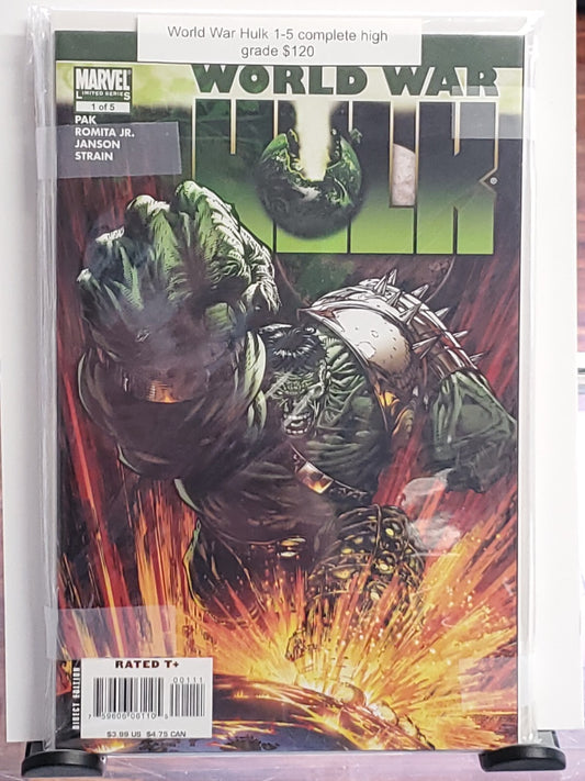 World War Hulk #1-5 Marvel Comics COMPLETE Greg Pak John Romita Jr