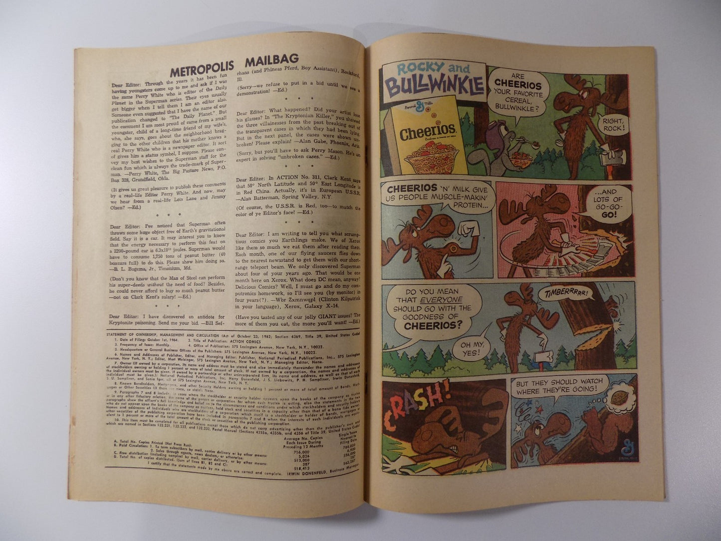 Action #327 DC Comic August 1965 Very Fine+