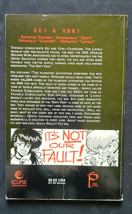 Dirty Pair: Biohazards By Adam Warren and Toren Smith (1st Printing, 1989)