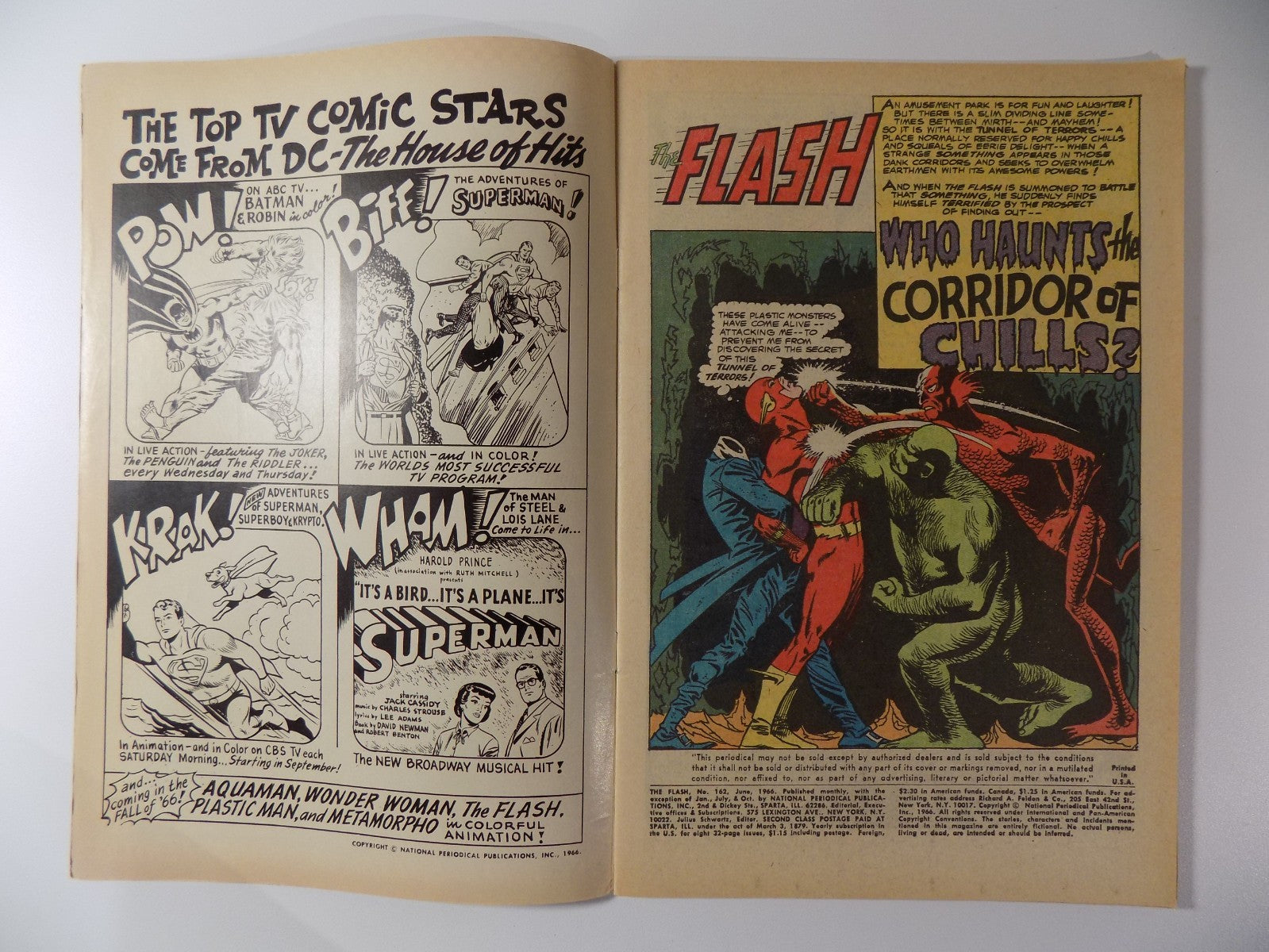 Flash #162 DC Comic June 1966 Fine/Very Fine