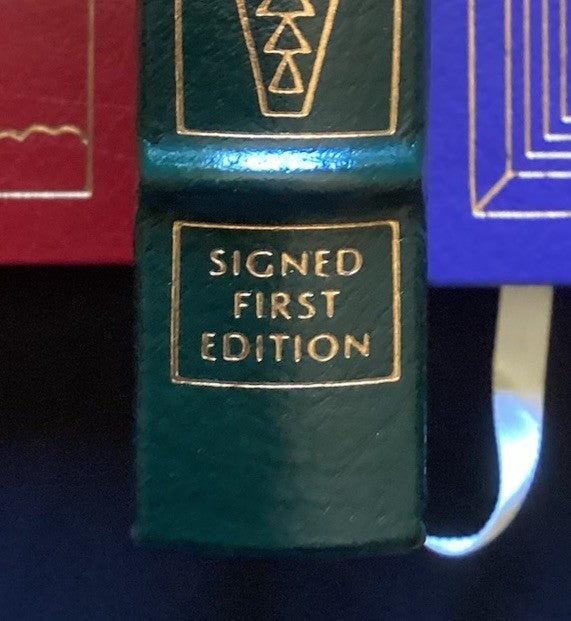 Easton Press "Divergence" FIRST EDITION & SIGNED 1991 Charles Sheffield JD