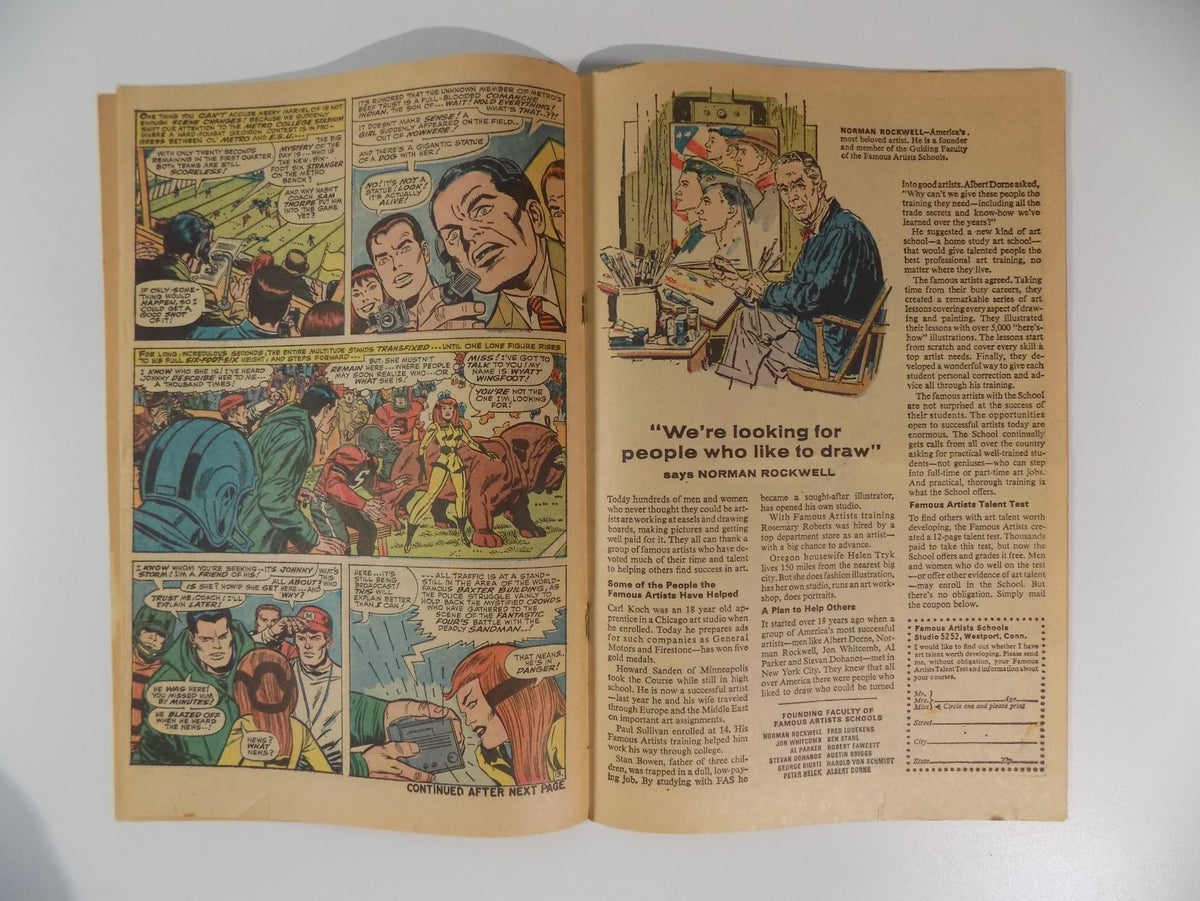 Fantastic Four #61 Marvel Comic April 1967 Very Good/Fine