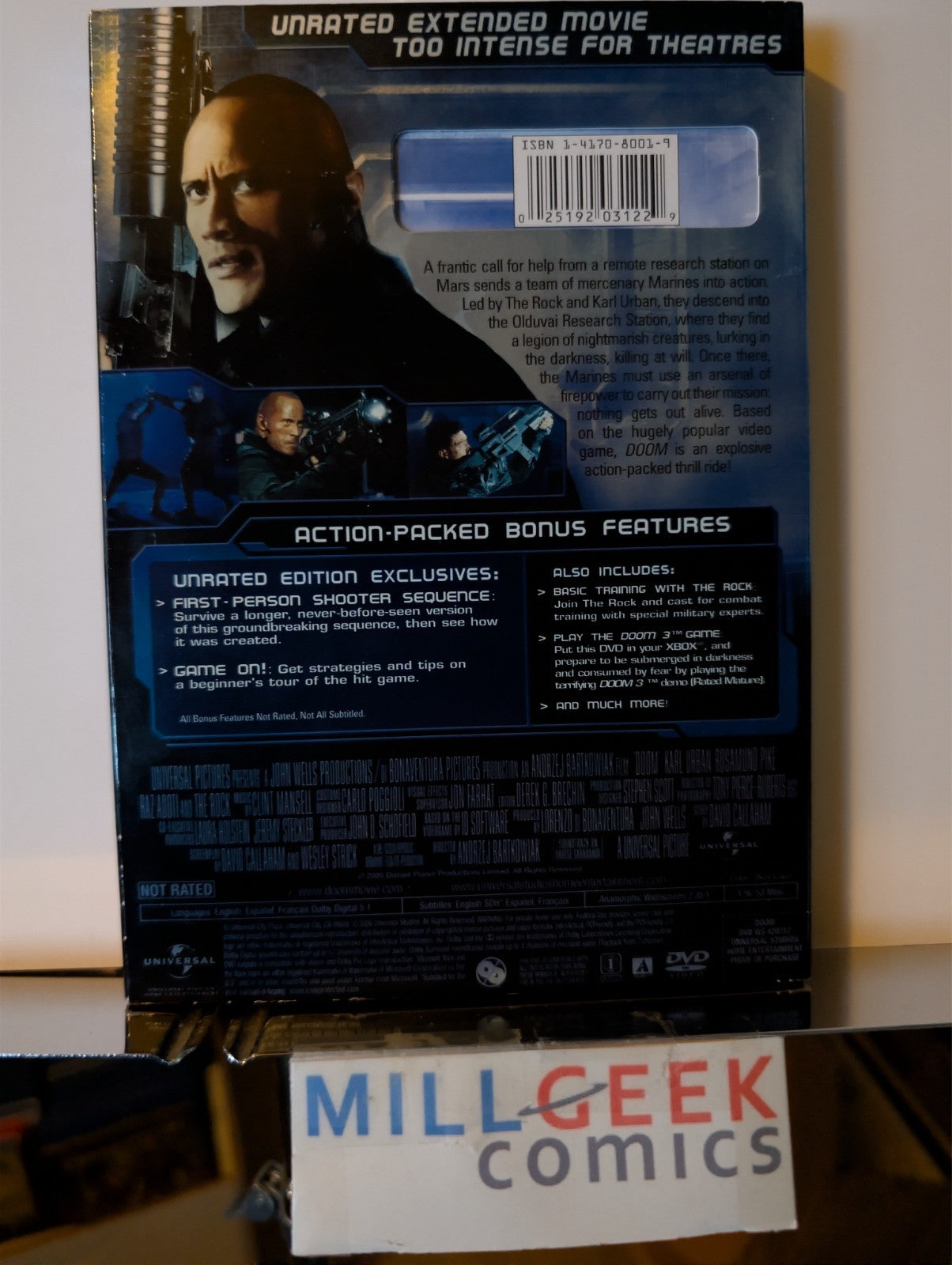 AVP / Transformers / Doom / Johnny Mnemonic, 4 Blockbuster Movie Set (DVD) -JD