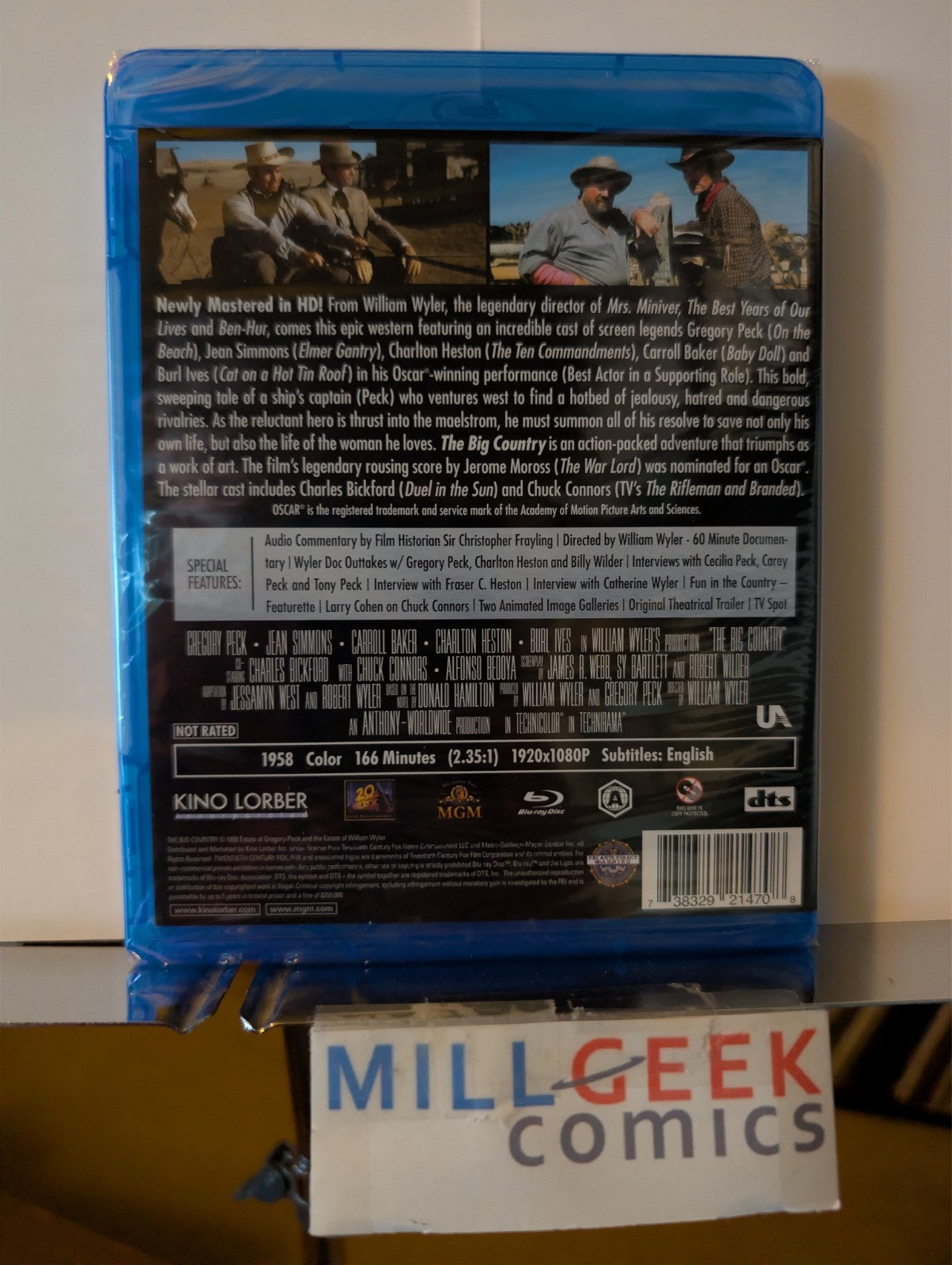 The Big Country / The Professionals, 2 Western Movie Set (Blu-ray) -JD
