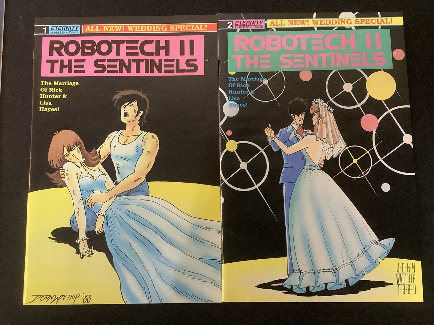 Robotech II: the Sentinels Comic Bundle: Vol.1 #1-6, Wedding Special #1-2
