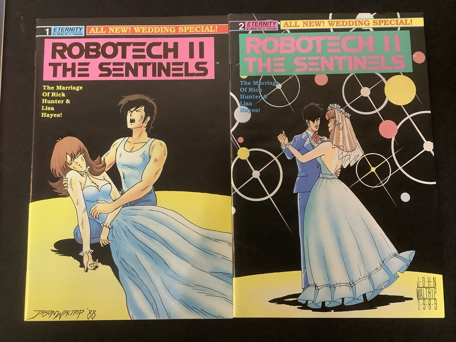 Robotech II: the Sentinels Comic Bundle: Vol.1 #1-6, Wedding Special #1-2