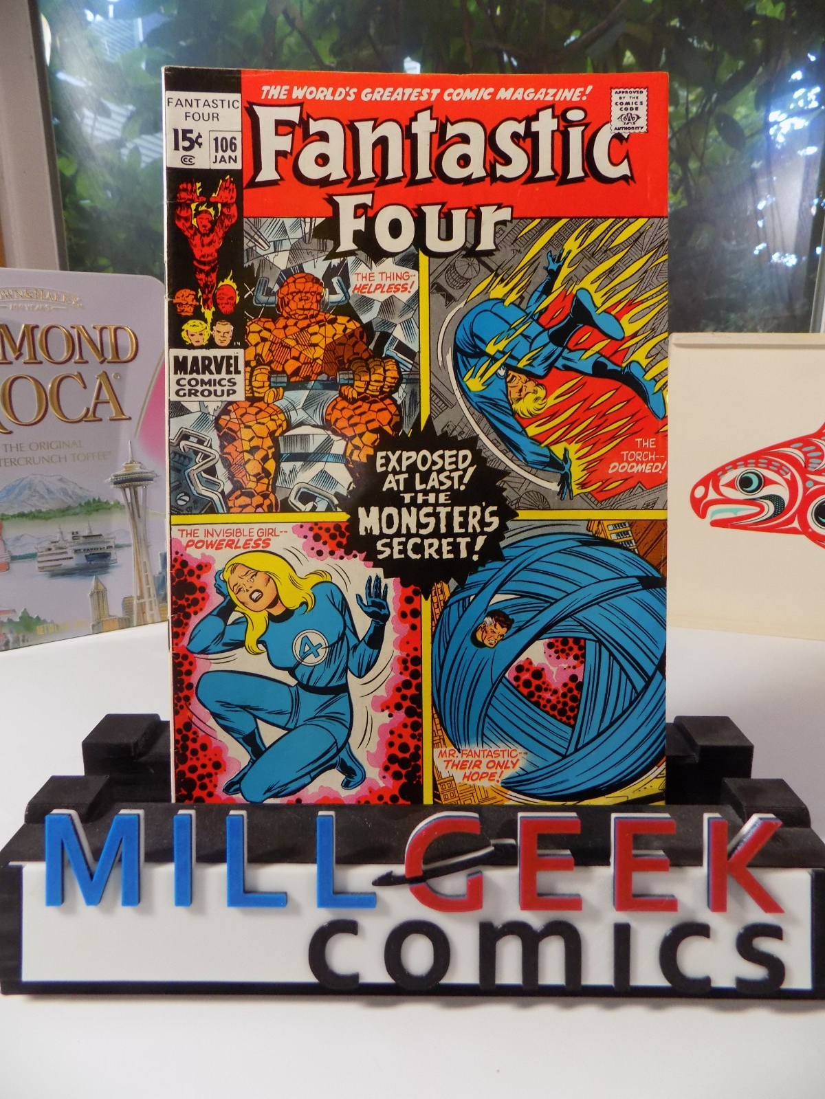 Fantastic Four #106 Marvel Comic January 1971 Very Fine-