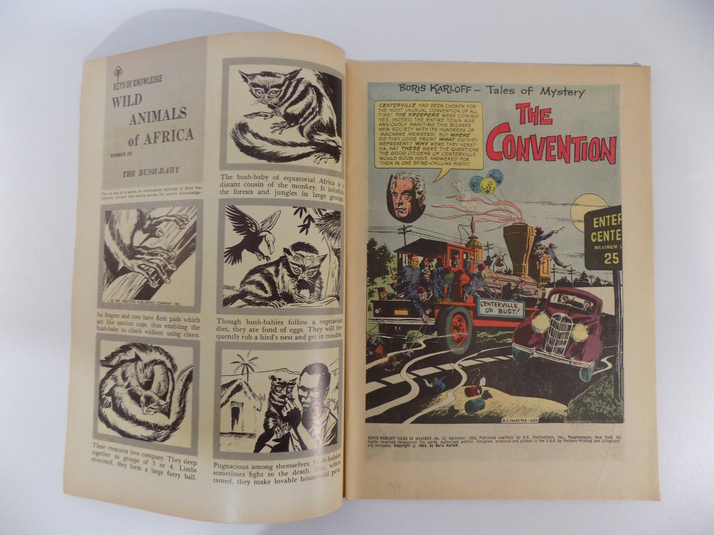 Boris Karloff #12 Gold Key Comic December 1965 Very Fine