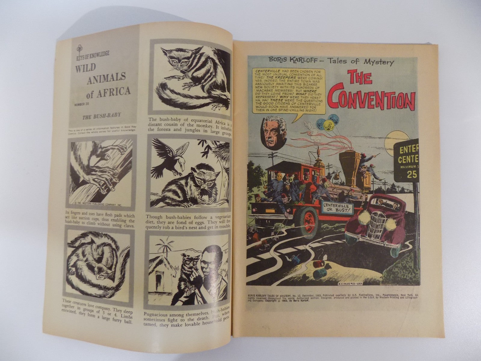 Boris Karloff #12 Gold Key Comic December 1965 Very Fine