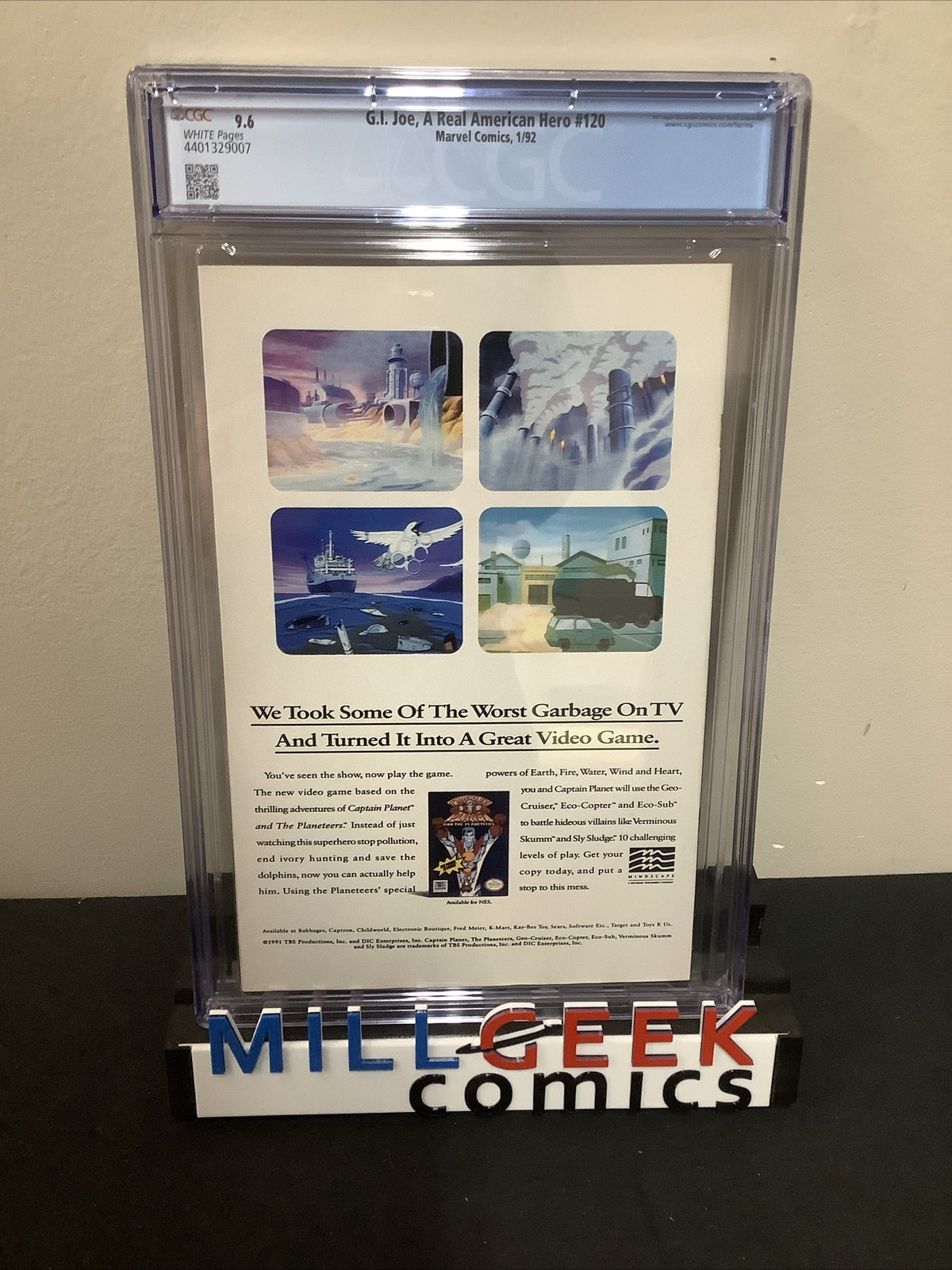 G.I. Joe, A Real American Hero #120, CGC Graded 9.6, White Pages, Larry Hama